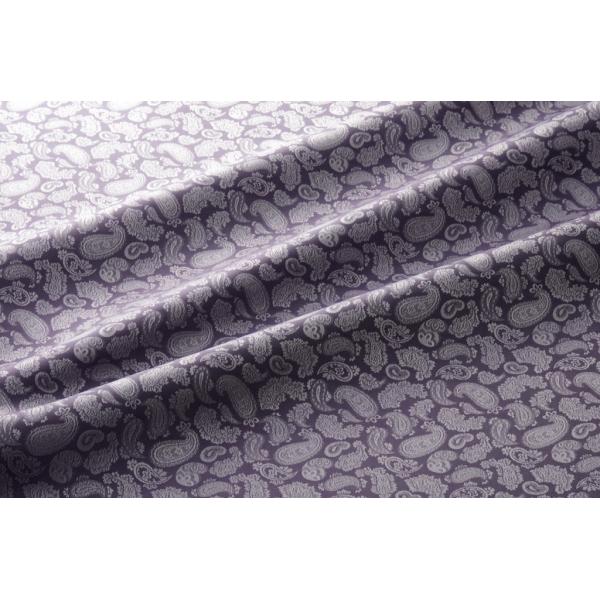 送料無料 9303 カラー31パープル ペズリー柄高級ジャガード裏地 高密度,キュプラ100%,ふじ...