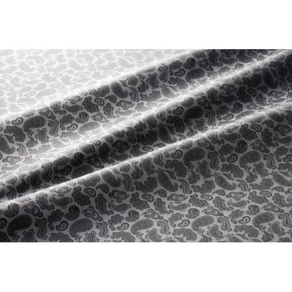 送料無料 9303 カラー41ライトグレー ペズリー柄高級ジャガード裏地 高密度,キュプラ100%,...