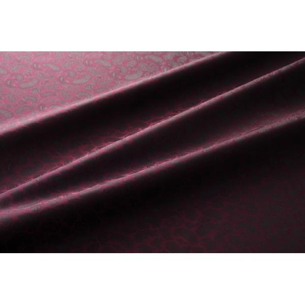 送料無料 9303 カラー61ワインレッド ペズリー柄高級ジャガード裏地 高密度,キュプラ100%,...