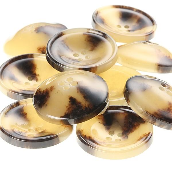 ＰＶ１５　25mm  color.31ベージュブラック  コート対応ボタン老舗テーラー御用達スーツボ...