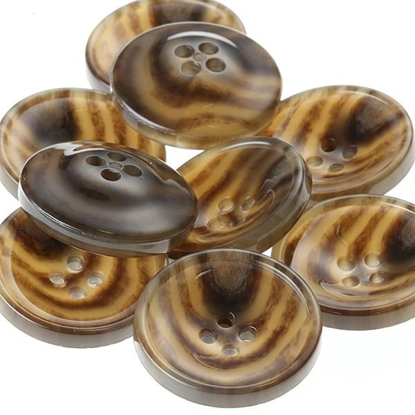 ＰＶ１５　20mm  color.42ブラウンライトダーク  コート対応ボタン老舗テーラー御用達スー...