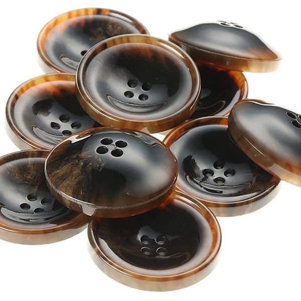 ＰＶ１５　25mm  color.466ブラウン  コート対応ボタン老舗テーラー御用達スーツボタン専...