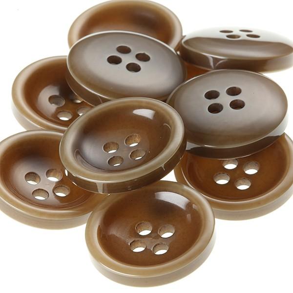 Ｖ７７　23mm  color.42ライトブラウン  コート対応ボタン老舗テーラー御用達スーツボタン...