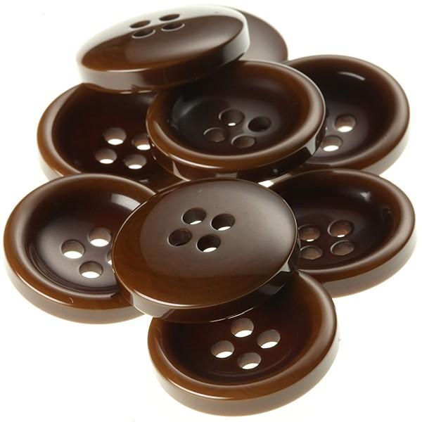 Ｖ７７　20mm  color.44ブラウン  コート対応ボタン老舗テーラー御用達スーツボタン専門店...