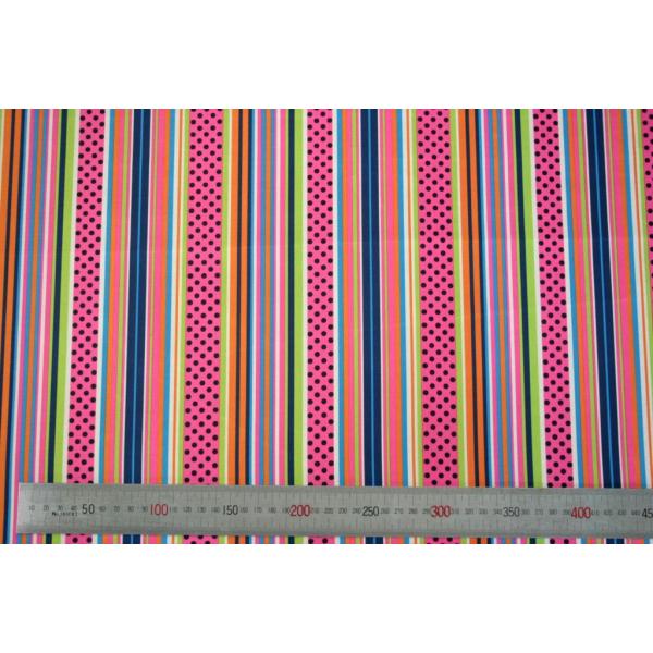 送料無料 8266 カラー083 プリント裏地 ユーロデザインシリーズ・バービーストライプ