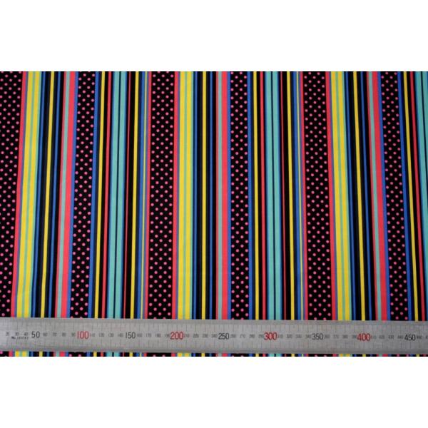 送料無料 8266 カラー085 プリント裏地 ユーロデザインシリーズ・バービーストライプ