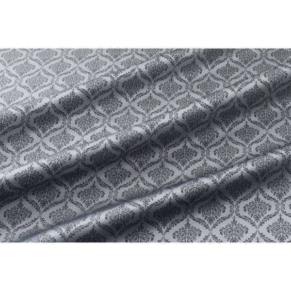 送料無料 9304 カラー10シルバー ダマスク柄高級ジャガード裏地 高密度,キュプラ100%,ふじ...