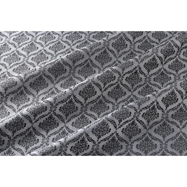 送料無料 9304 カラー41グレー ダマスク柄高級ジャガード裏地 高密度,キュプラ100%,ふじや...