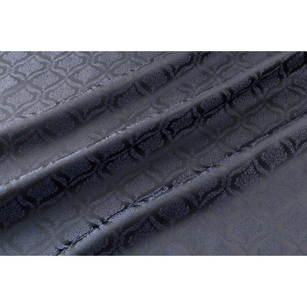 送料無料 9304 カラー50ダークネイビー ダマスク柄高級ジャガード裏地 高密度,キュプラ100%...
