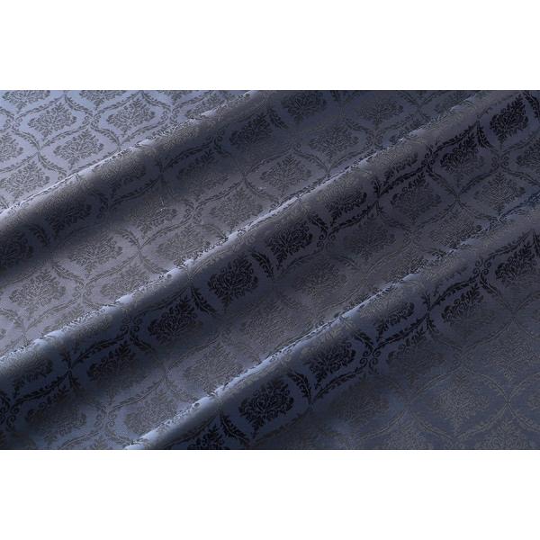 送料無料 9304 カラー51ネイビー ダマスク柄高級ジャガード裏地 高密度,キュプラ100%,ふじ...