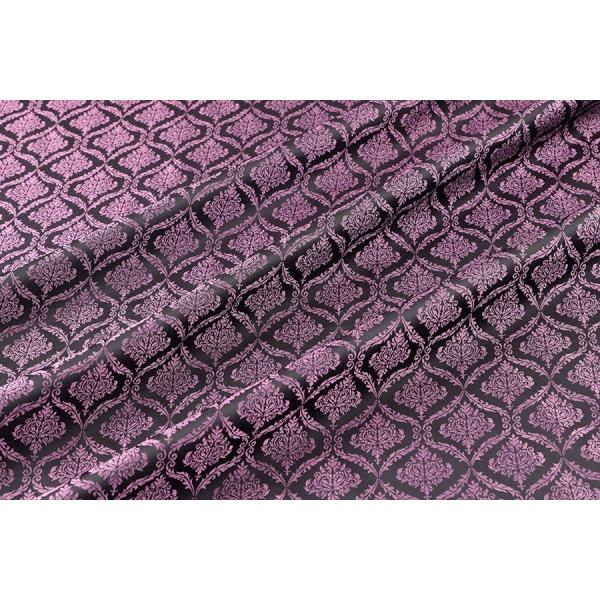 送料無料 9304 カラー70ダークピンク ダマスク柄高級ジャガード裏地 高密度,キュプラ100%,...