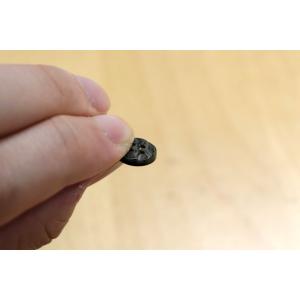 肉厚 17型黒蝶貝ボタン 11.5mm単品1個...の詳細画像3