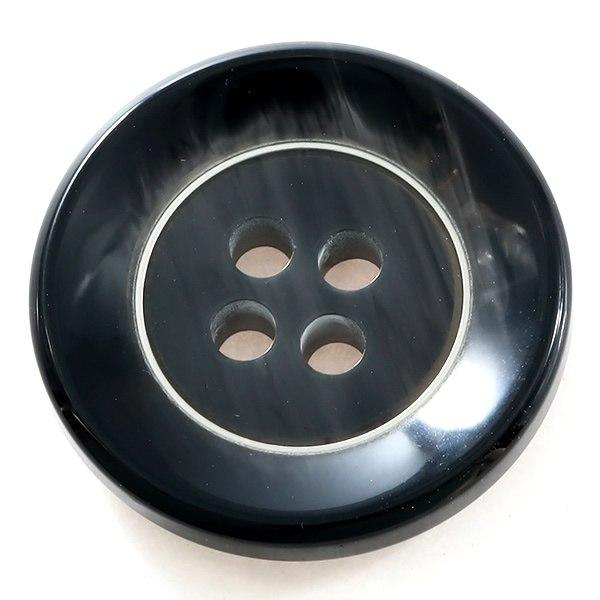 ケウル COLOR．08ダークグレー系  15mm 1個から販売 ポリとメタルリングの組合わせ 紳士...