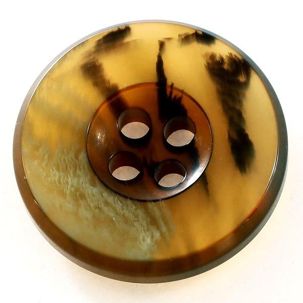 ボーデ COLOR．41ライトブラウン系  15mm 1個から販売  紳士服スーツジャケットの袖口ボ...