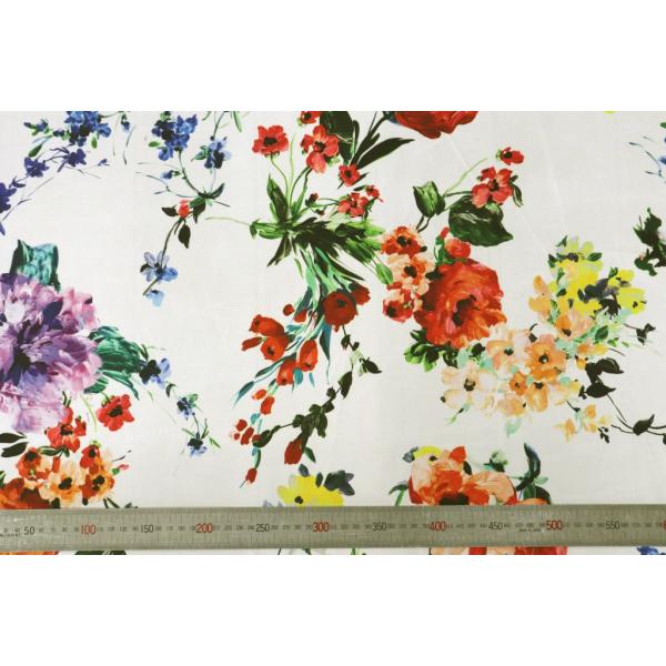 送料無料 8280カラー001 プリント裏地 ユーロデザインシリーズ・フォーエバーフルール