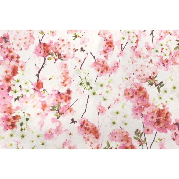 送料無料 8283カラー1005 プリント裏地 ユーロデザインシリーズ・チェリーブロッサム