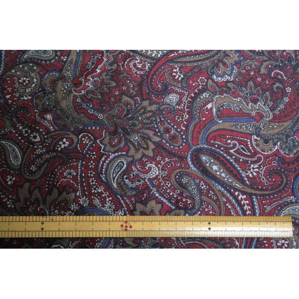 7828Mペズリープリント裏地color.12(レッド色)