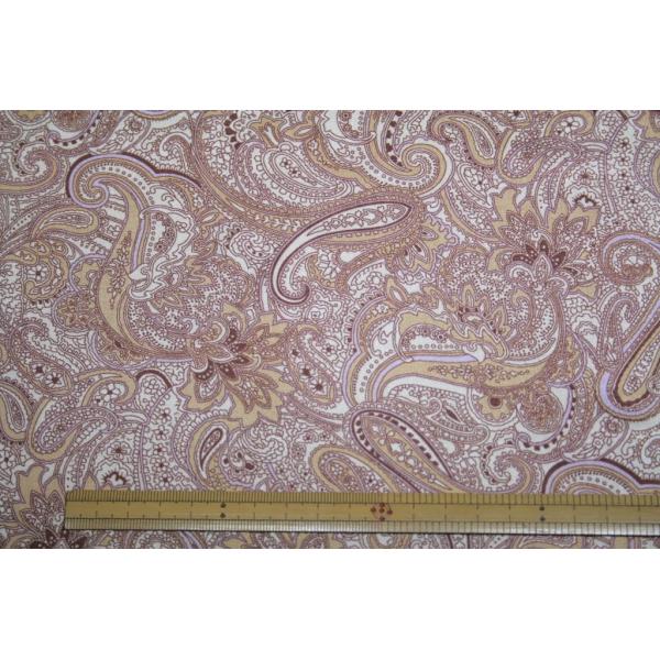 7828Mペズリープリント裏地color.24(オレンジ色)