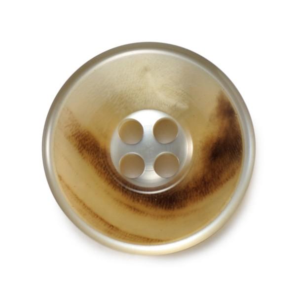 送料無料 水牛カイザー COLOR．02  15mm 紳士服スーツジャケットの袖口・袖ボタン