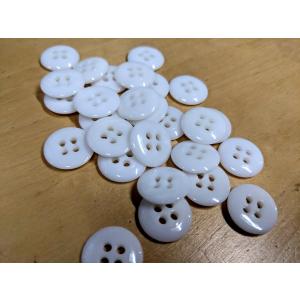 サスペンダー用ボタン1個辺り17.5mm(白色)...の商品画像