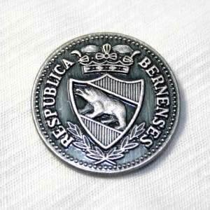 メタルボタン FM-11 シルバー 15mm 紳士服スーツジャケットの袖口・袖ボタンに