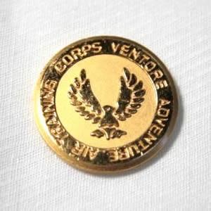 メタルボタンFM-55ゴールド15mm 紳士服スーツジャケットの袖口・袖ボタン 老舗テーラー御用達ス...