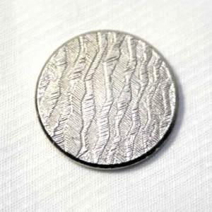 メタルボタンFM-80シルバー15mm 老舗テーラー御用達スーツボタン専門店の高級ボタン