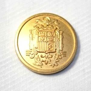 メタルボタンFM-69ゴールド21mm 紳士服スーツジャケットの20mmや21mm スーツの前ボタン...