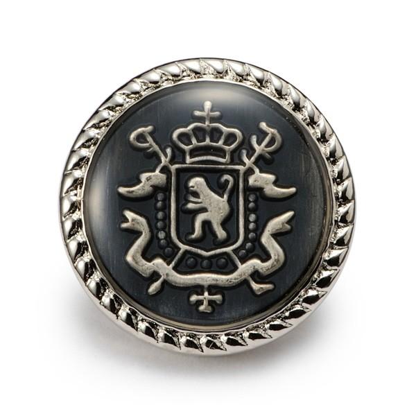 メタルボタンY-51・シールバー・15mm袖口・袖ボタン 老舗テーラー御用達スーツボタン専門店の高級...