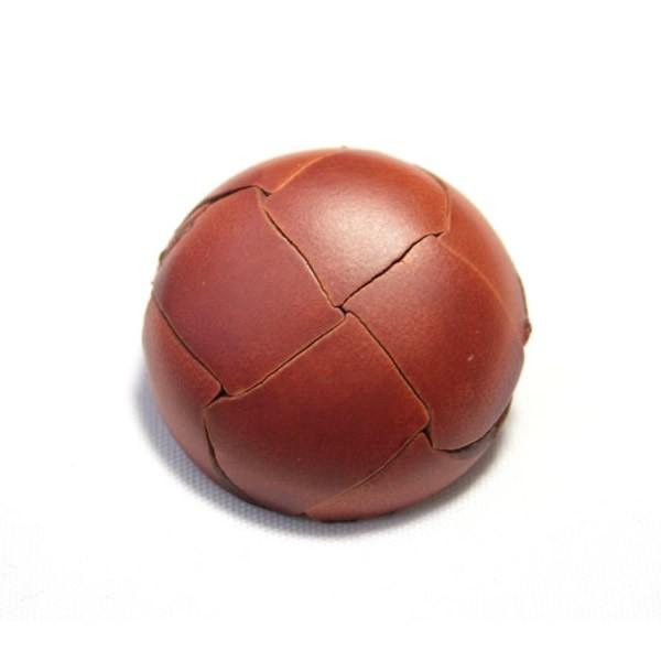 本革ボタン LZ100　30mm  color.01ライトブラウン  コート対応ボタン 実寸は29m...