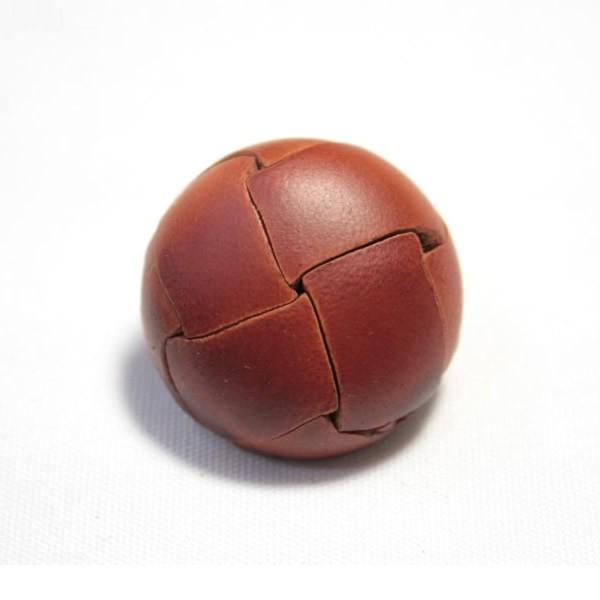 本革ボタン LZ100 23mm  color.01ライトブラウン  コート対応ボタン 革ボタン,レ...