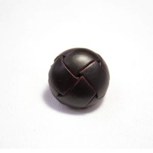 本革ボタン LZ100 15mm color.04ダークブラウン  コート対応ボタン,スーツ袖ボタン,革ボタン,レザーボタン,皮ボタン｜ttp