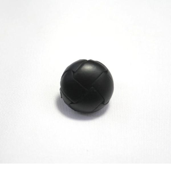 本革ボタン LZ100 15mm color.05ブラック  コート対応ボタン,スーツ袖ボタン,革ボ...