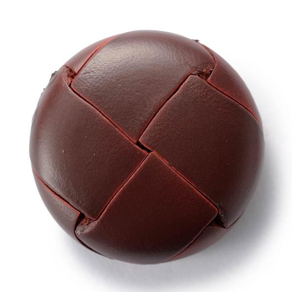 本革ボタン LZ200　30mm  color.03ブラウン  コート対応ボタン 実寸は29mm 革...