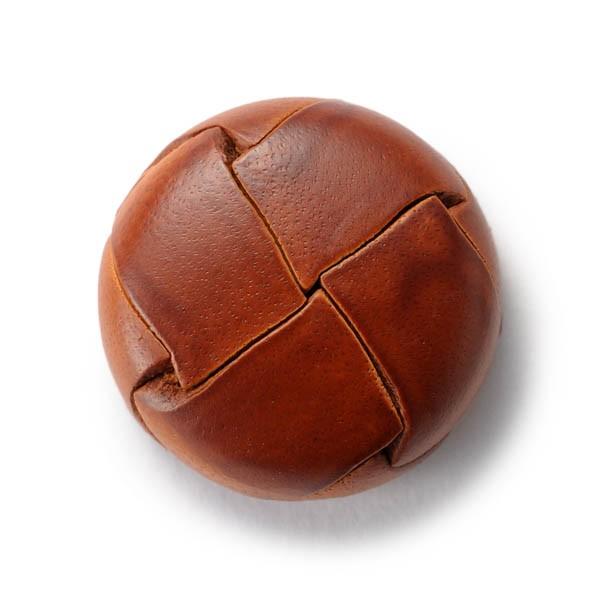 本革ボタン LZ200 21mm  color.01ライトブラウン  コート対応ボタン 革ボタン,レ...