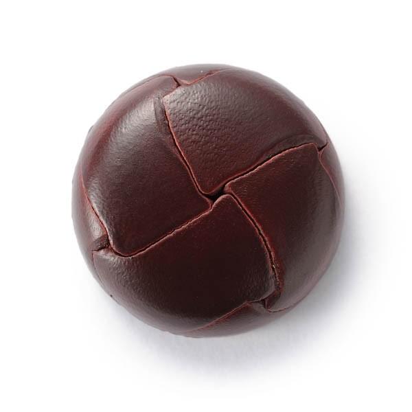 本革ボタン LZ200 21mm  color.03ブラウン  コート対応ボタン 革ボタン,レザーボ...