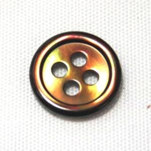 17型高瀬貝ボタン染色ゴールド 9mm 1個 ...の詳細画像1