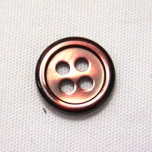 17型高瀬貝ボタン染色レッド 9mm 1個 老...の詳細画像1