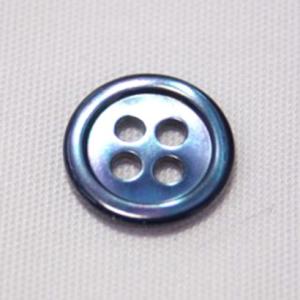 17型高瀬貝ボタン染色ブルー 10mm 1個 ...の詳細画像1