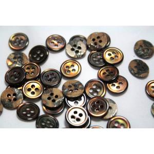 17型高瀬貝ボタン染色ゴールド 10mm 1個 シェルボタン