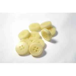 ナットシャツボタン COLOR．2 11.5mm NUT-100 単品 老舗テーラー御用達スーツボタ...