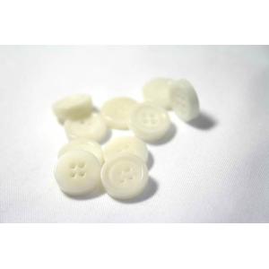 ナットシャツボタン COLOR．1 10mm NUT-100 単品 老舗テーラー御用達スーツボタン専門店の高級ボタン