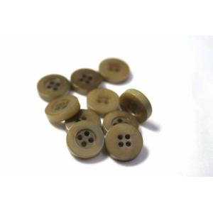 ナットシャツボタン COLOR．3 10mm NUT-110 単品 老舗テーラー御用達スーツボタン専門店の高級ボタン