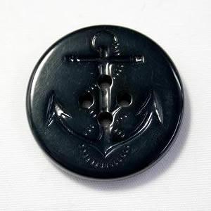 イカリボタン30mm 濃紺 ピーコートなどのコート・ジャケットに color.58  実寸約31mm