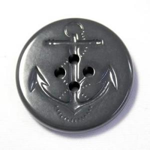 イカリボタン21mm グレー ねずみ色  ピーコートなどのコート・ジャケットに color.06