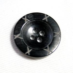 水牛ボタン"ビンテージ"シリーズ COLOR．31  15mm 紳士服スーツジャケットの袖口・袖ボタ...