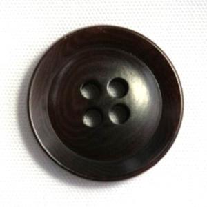 ナットボタン631 COLOR．48ダークブラウン  25mm高級コートスーツコート用ボタン