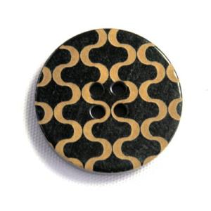 水牛ノルカ COLOR．188 20mm 水牛を削って柄を出した高級ボタン 紳士服パーツ専門店ジャケ...