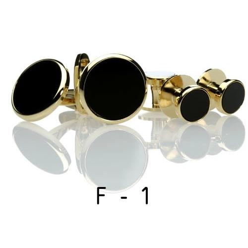 オニキス・カフススタッドセット08.F-1 　　カフリンクススタッドセット