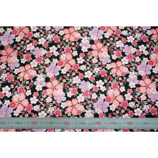 9101和柄プリント裏地color.4 花鳥風月シリーズ・桜